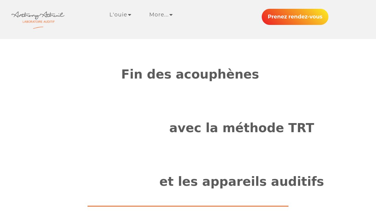 TRT acouphène - Traitement des acouphènes - Laboratoires Unisson